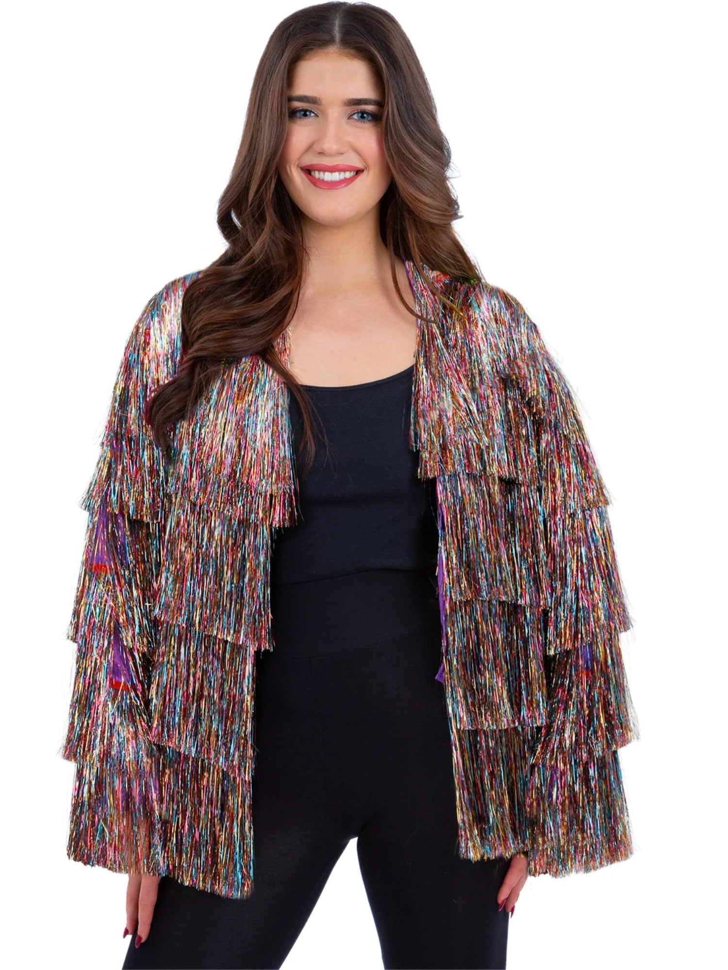 Fever Tinsel Festival Jacket Rainbow Dreams Pride Fever Tinsel Festival Jacket Rainbow Dreams Pride