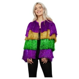 Fever Tinsel Mardi Gras Jacket Multi Coloured Fever Tinsel Mardi Gras Jacket Multi Coloured