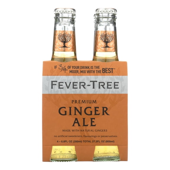 Fever-Tree - Ginger Ale - Ale - Case of 6 - 6.8 FL oz.