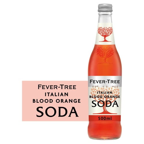 Fever-Tree Italian Blood Orange Soda 500ml, British Import (Pack of 6)