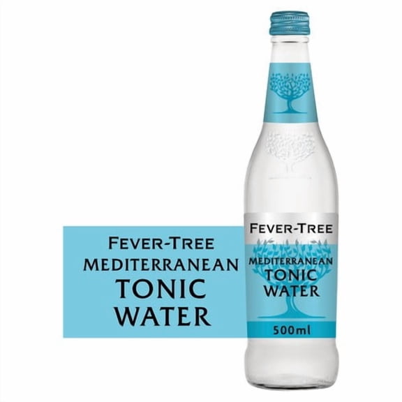Fever-Tree Mediterranean Tonic Water 500ml, British Import (Pack of 6)