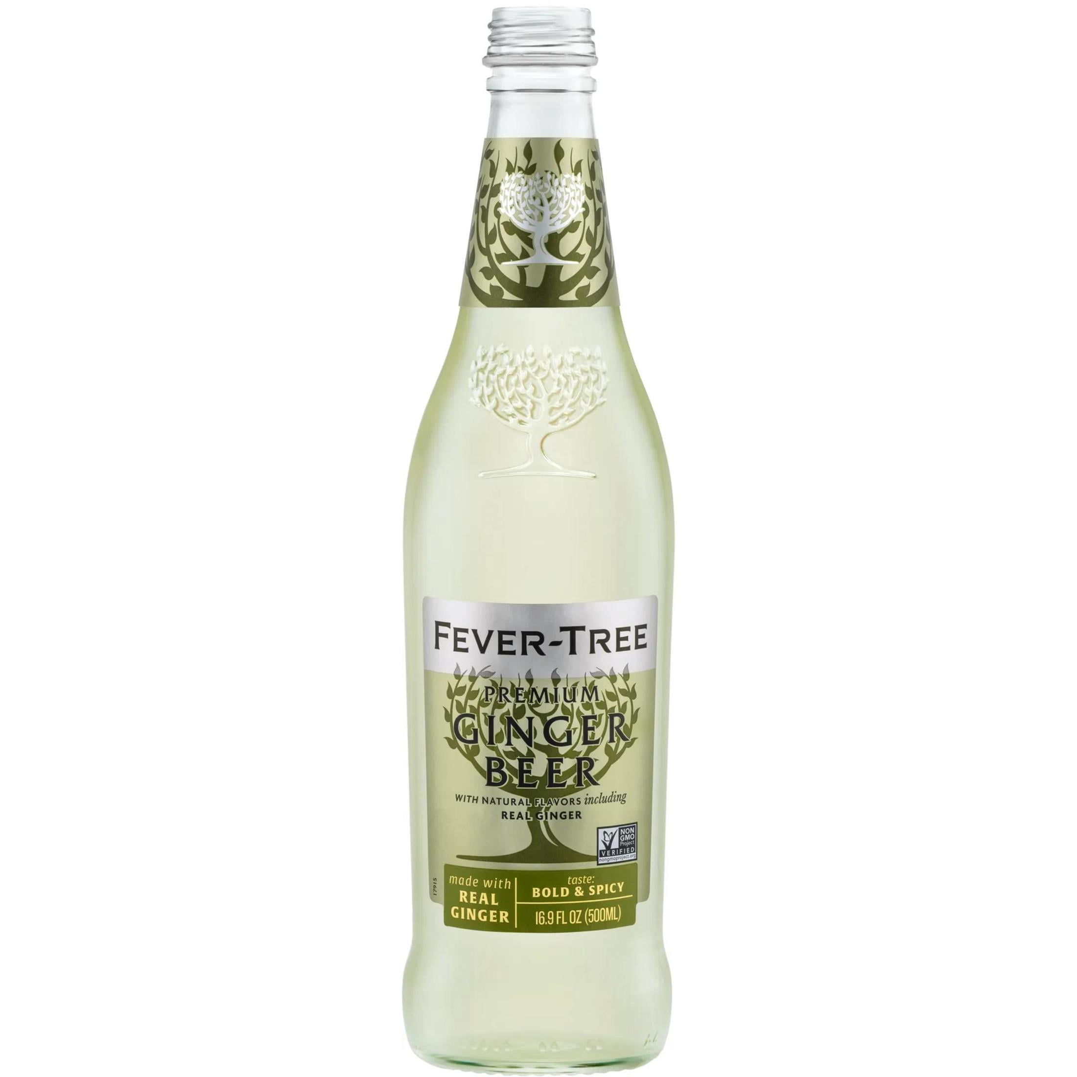 Fever-Tree Premium Ginger Beer, 500 ML Glass Bottle, 0% ABV