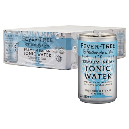 Fever-Tree Premium Light Indian Tonic Cans, 5.07 Fl Oz (24 Pack)
