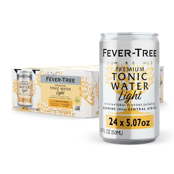 Fever-Tree Premium Light Tonic 5.07 Fl Oz Cans 24 Pack