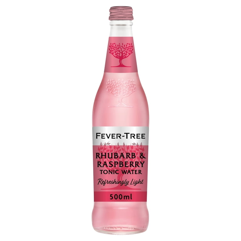 Fever Tree Rhubarb & Raspberry Tonic Water 500Ml, Imported from