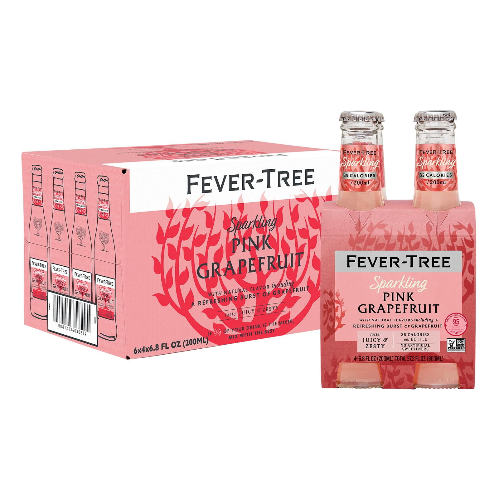 Fever Tree Sparkling Pink Grapefruit Premium Mixer Refreshing