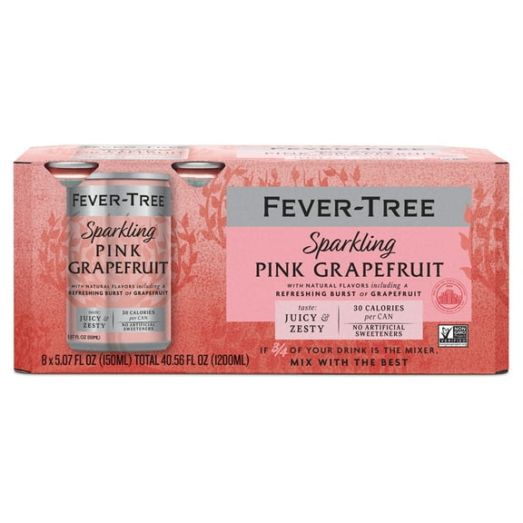 Fever-Tree Sparkling Pink Grapefuit 8pk