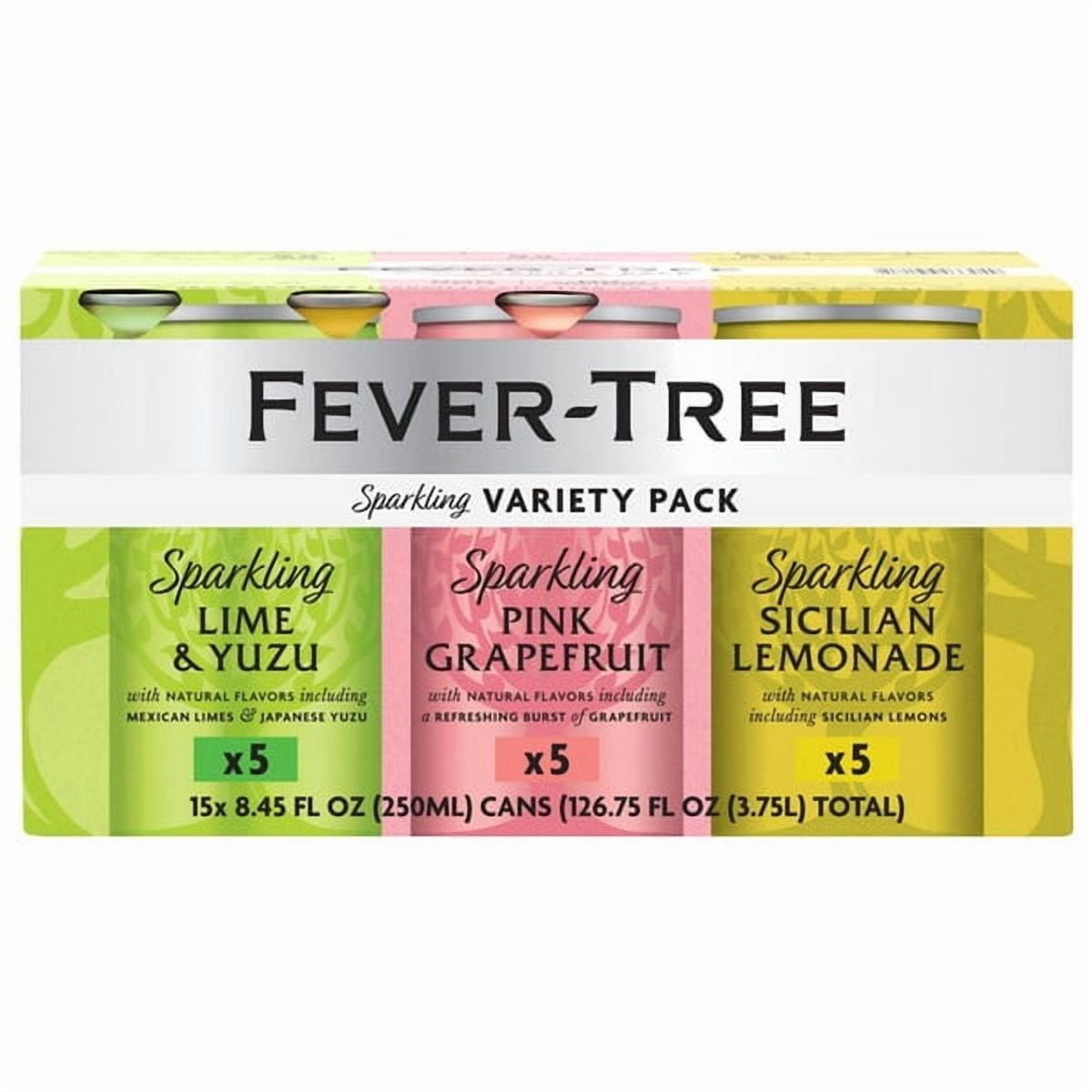 Fever-Tree Sparkling Variety Pack, 8.45 fl oz, 15-count