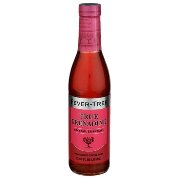 Fever-Tree True Grenadine Syrup, Non-Alcoholic Cocktail Mixer, 12.68 fl oz Glass Bottle