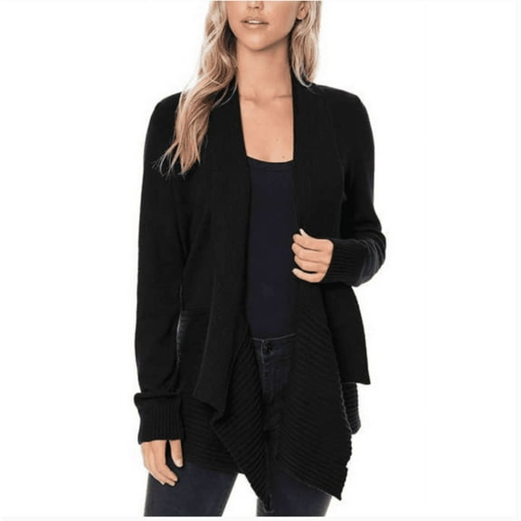 Fever Waterfall Cozy Cardigan - Black (Small)