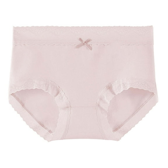 Fewfanhhot Women's Briefs Underwear Cotton High Waist Full Coverage Tummy Control Panties Ladies Panty Onepack Daily Wear