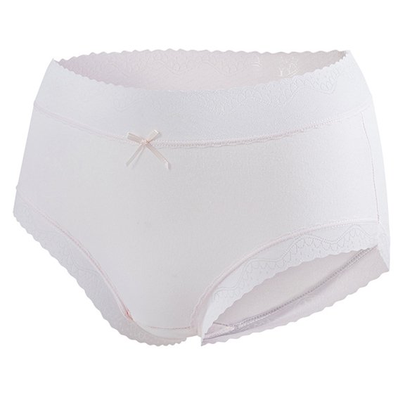 Fewfanhhot Women's Comfort Fit High-Waist Cotton Panties - Full Coverage Tummy Control Underwear for Everyday