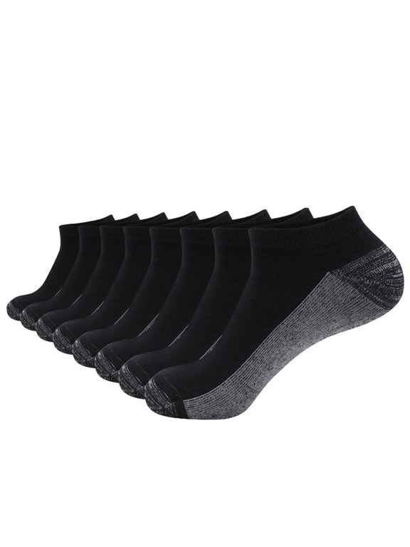 6 Pairs Unisex Arch Support Athletic Socks, Multi Pack Breathable Cushioned Low Cut Sport Running Ankle Socks