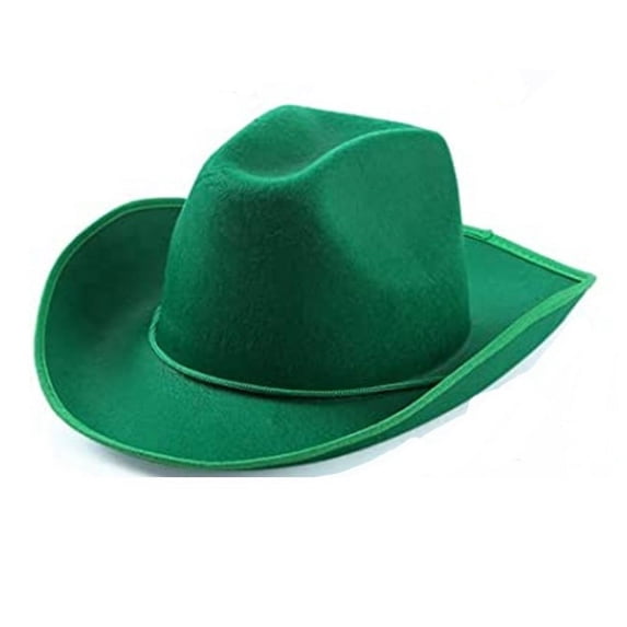 Fewfanhot Fuzzy Western Cowboy Hat for Men Women, Classic Wide Brim Hat with Rope Band, Soft Warm Hat for Party Daily Wear Gift, Multi Colors