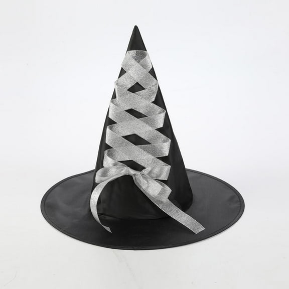 Fewfanhot Happy Party Lace Hat Festival Party Cornered Wide Hat for Prom Christmas Masquerade Carnivals