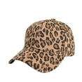 thumbnail image 1 of Fewfanhot Leopard-Print Baseball Cap for Women Girls, CuteAnimal-Pattern Adjustable Dad Hat, Breathable Cotton Sun Hat for Daily Wear Party Festival Gift, 1 of 5