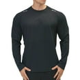 thumbnail image 1 of Fewfanhot Long Sleeve Shirts for Men Long Sleeve Base Layer Shirts Quick Dry Undershirts Workout Hiking Camping Athletic Top, 1 of 9