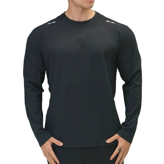 Fewfanhot Long Sleeve Shirts for Men Long Sleeve Base Layer Shirts Quick Dry Undershirts Workout Hiking Camping Athletic Top
