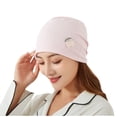 thumbnail image 1 of Fewfanhot Maternity Sleep Cap Headband, Soft Cotton Breathable Stretchy Beanie Hat for Postpartum Women, Comfortable Headwear Home Sleep Daily Wear, 1 of 8
