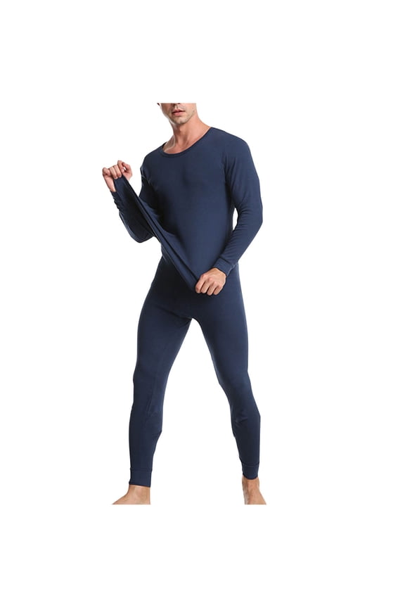 Men Base Layer Set Long Sleeves And Pants With High Elasticity To Keep You Warm During Cold Weather Adventures