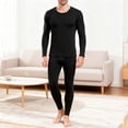 thumbnail image 1 of Fewfanhot Men Fashion Elastic Thermal Underwear Set for a Comfortable Fit During Outdoor Fitness Activities and Cold Weather Workouts, 1 of 7