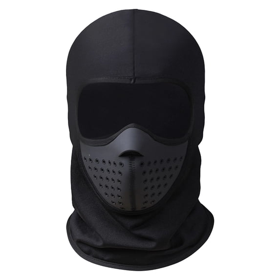 Fewfanhot Men Women Thermal Balaclava Face Mask with Breathable Ventilated Panel, Windproof & Water-Resistant, Full Coverage Neck Gaiter for Skiing, Motorcycling Outdoor Activities