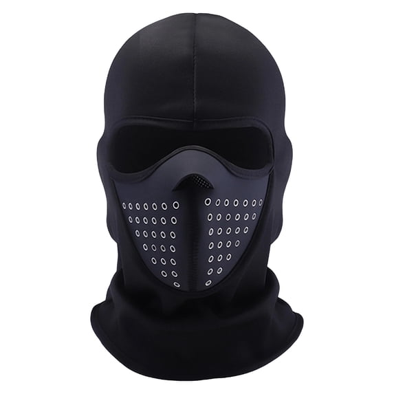 Fewfanhot Men Women Thermal Balaclava Face Mask with Breathable Ventilated Panel, Windproof & Water-Resistant, Full Coverage Neck Gaiter for Skiing, Motorcycling Outdoor Activities
