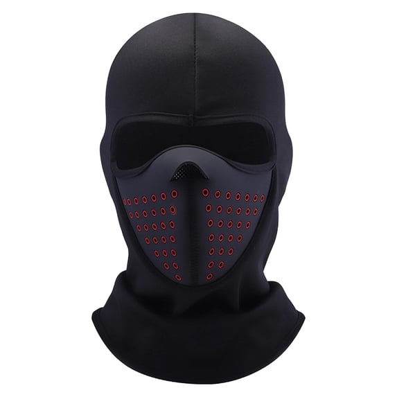 Fewfanhot Men Women Thermal Balaclava Face Mask with Breathable Ventilated Panel, Windproof & Water-Resistant, Full Coverage Neck Gaiter for Skiing, Motorcycling Outdoor Activities