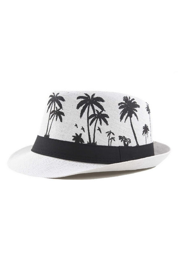 Men's Classic Wool Blend Fedora Hat Jazz-Style with Brim, Solid Color Elegant Headwear