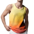 thumbnail image 1 of Fewfanhot Men's Color Gradient Slim Fit Tank Top, Wide Strap Athletic Shirt for Gym Workout and Sports Activities, 1 of 7