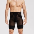 thumbnail image 1 of Fewfanhot Men's Compression Shapewear Shorts for Waist Trimming Support, Breathable & High-Elastic Midweight Cotton Warm Base Layer Bottom Boxers, 1 of 5