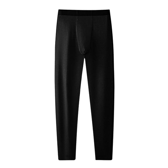 Fewfanhot Men's Cotton Thermal Long Johns Soft Stretchy Base Layer Pants Comfortable Underwear for Winter & Daily Wear, Multi-Color Available