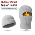 thumbnail image 1 of Fewfanhot Men's Outdoor Thermal Ski Cap - Windproof Cold Weather Head Cover with Full Neck Protection Warm Fleece Lined Sports Hat, 1 of 4