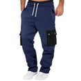 thumbnail image 1 of Fewfanhot Men's Pants Stretch Casual Sweatpants for Men Lounge Athletic Pants Drawstring Pants with Pockets, 1 of 7