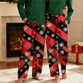 thumbnail image 1 of Fewfanhot Men's Plaid Pajama Pants - Casual Print Loose Fit Elastic Waist Lounge Pants with Pockets for Home Wear, 1 of 9