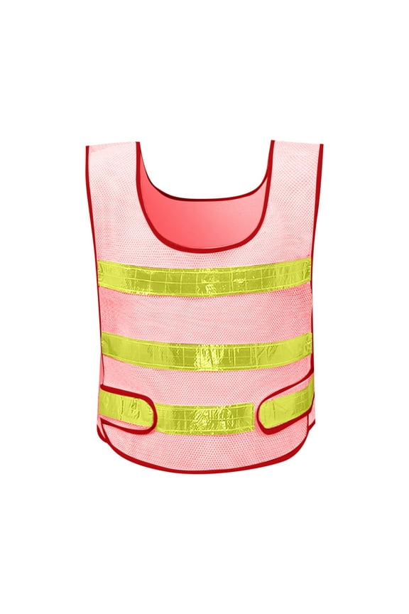 Men's Safety Vest High Visibility Reflective Vest with 3 Stripes for Construction Road Work Night Running Cycling Breathable Mesh Waistcoat