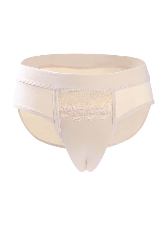 Men's Solid Color Underwear Gender-Inclusive TransgenderWearers Design , Soft Breathable Supportive & Confidence Briefs