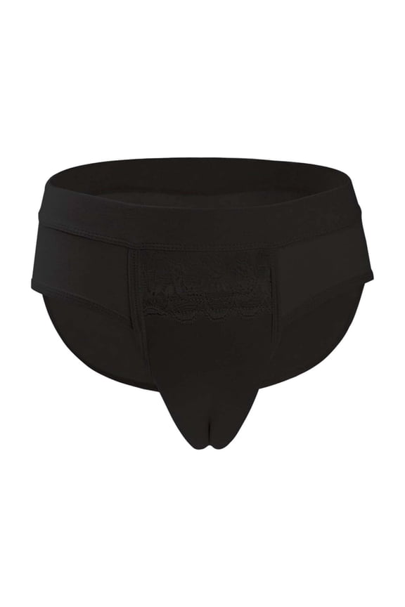 Men's Solid Color Underwear Gender-Inclusive TransgenderWearers Design , Soft Breathable Supportive & Confidence Briefs