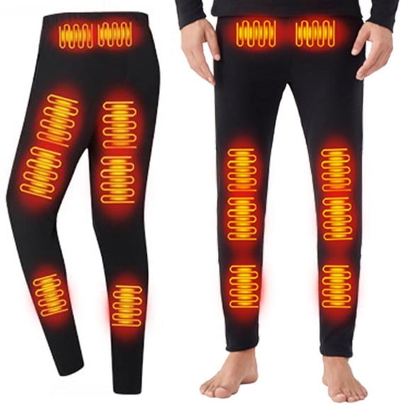 Fewfanhot Men's Thermal Long Johns Pants with Advanced Heating Design for Outdoor Work and Cold Weather Activity Comfort