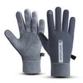 thumbnail image 1 of Fewfanhot Men's Thermal Touchscreen Gloves - Rainproof Cold Proof Ski Riding Warm Gloves for Cold Weather Protection, 1 of 6