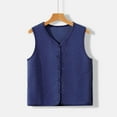 thumbnail image 1 of Fewfanhot Men's Winter Vest Thermal Underwear Top, Solid Color Thick Fleece-Lined Sleeveless Warm Base Layer, 1 of 5