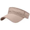 thumbnail image 1 of Fewfanhot Men's & Women's Breathable Perforated Sun Visor Hat, Quick-Dry Adjustable Closure Lightweight Sport Visor for Running, Tennis, Workout, Outdoor Sports, 1 of 2