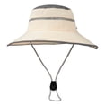 thumbnail image 1 of Fewfanhot Men's & Women's Reflective Strip Wide Brim Bucket Hat High-Visibility Adjustable Chin Strap, UPF Protection for Work, Cycling, Night Activities, 1 of 2