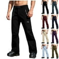 thumbnail image 1 of Fewfanhot Mens Pants Lightweight Hiking Pants Pockets Waterproof Skiing Travel Fishing Work Outdoor Pants, 1 of 10