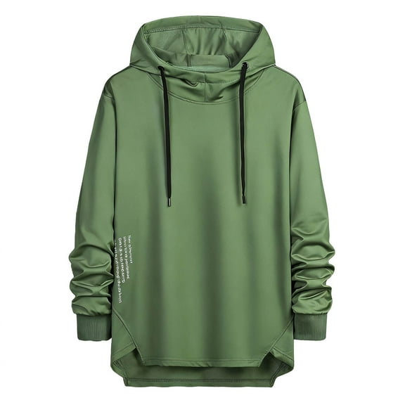 Fewfanhot Mens Sweatshirts and Hoodies Pullover Color Block Fleece Long Sleeve Sweatshirt Tops with Pocket