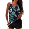 thumbnail image 1 of Fewfanhot Modest Swimsuits for Women Tankini Swimsuits Tummy Control Flowy Swimwear Two Piece Bathing Suits Swim Tank Top Shorts, 1 of 6