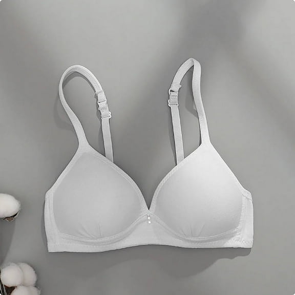 Fewfanhot New Arrival Women Wire-Free Comfort Bra Soft Nylon/Spandex Seamless Sleep Home Wear Adjustable Straps 32-40B/C/D