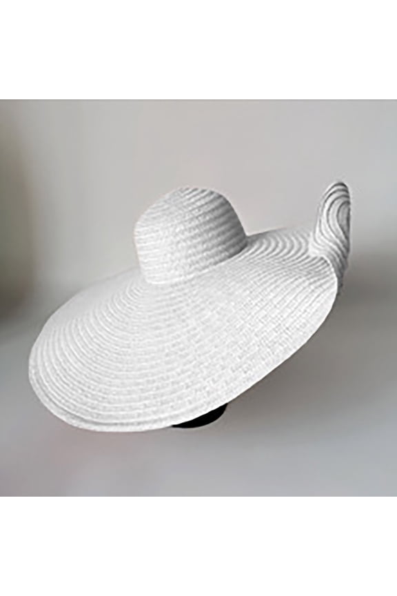 Fewfanhot Oversized Straw Hats for Women Floppy, Extra Large Sun Visor Hat Wide Brim Summer Roll Up Big Beach Hat Women Foldable
