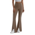 thumbnail image 1 of Fewfanhot Pants for Women Flare Leggings Split High Waisted Bootcut Casual Workout Yoga Pants, 1 of 6