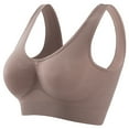 thumbnail image 1 of Fewfanhot Plus Size Sports Bra Wireless Seamless Yoga Workout Bralettes with Removable Pads, 1 of 4